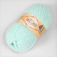Пряжа "Softy" 100% микрополиэстер 115м/50гр (669 св.бирюза)