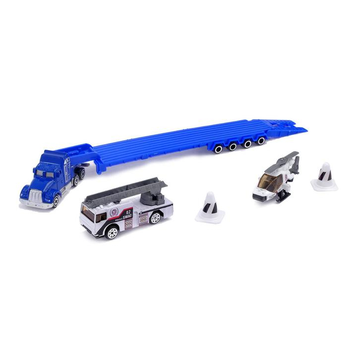 Набор машин металлических «Полиция», МИКС Набор машин металлических «Полиция», МИКС