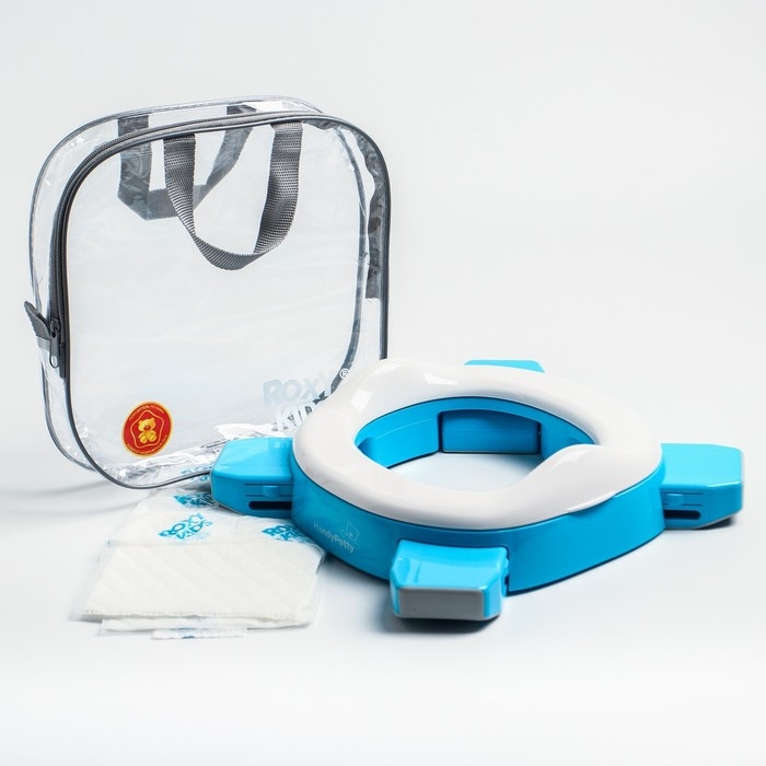 Дорожный горшок HandyPotty в фирменной сумке, цвет голубой Дорожный горшок HandyPotty в фирменной сумке, цвет голубой