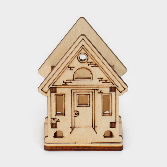 Подставка под зубочистки Доляна «Домик», 5×5×7 см Подставка под зубочистки Доляна «Домик», 5×5×7 см