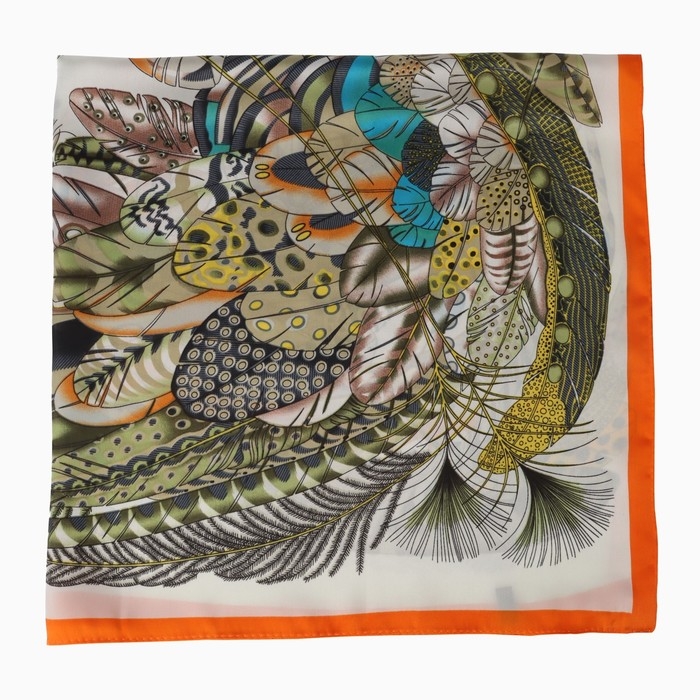 Платок женский MINAKU р-р 70*70 см, цв. оранжевый Платок женский MINAKU р-р 70*70 см, цв. оранжевый