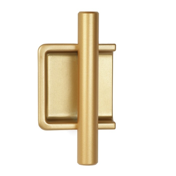 Ручка врезная,  Ручка врезная, "Hidden", мо 32 мм, цвет сатиновое золото