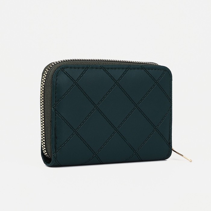 Кошелёк на молнии, цвет зелёный Кошелёк на молнии, цвет зелёный