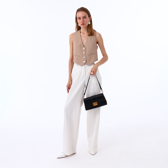 Сумка женская TEXTURA, средний размер, цвет чёрный Сумка женская TEXTURA, средний размер, цвет чёрный