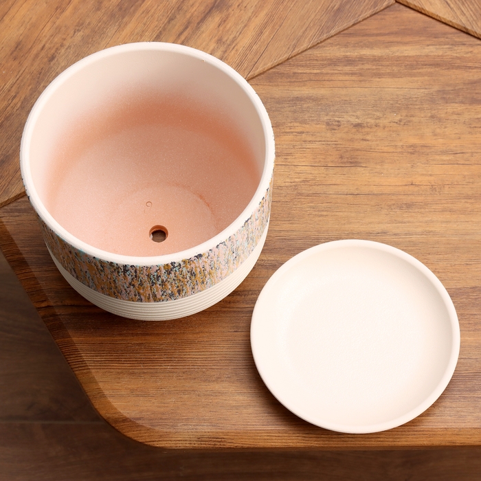 Горшок цветочный Времена года бук весна №3, 2,9 л, d - 19 см Горшок цветочный Времена года бук весна №3, 2,9 л, d - 19 см