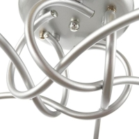 Люстра 1085/5SL 40Вт Е27 серебро 60х60х24 см BayerLux