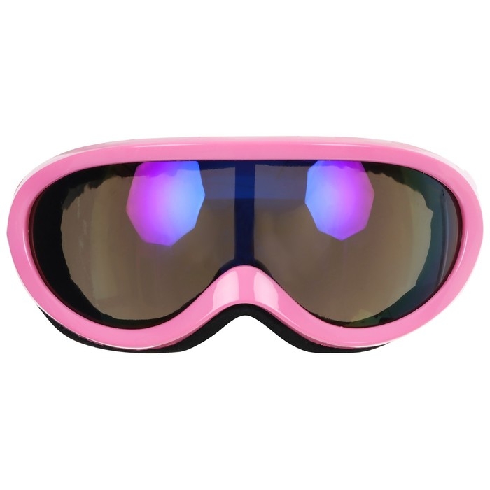 Маска горнолыжная ONLYTOP, цвет розовый Маска горнолыжная ONLYTOP, цвет розовый