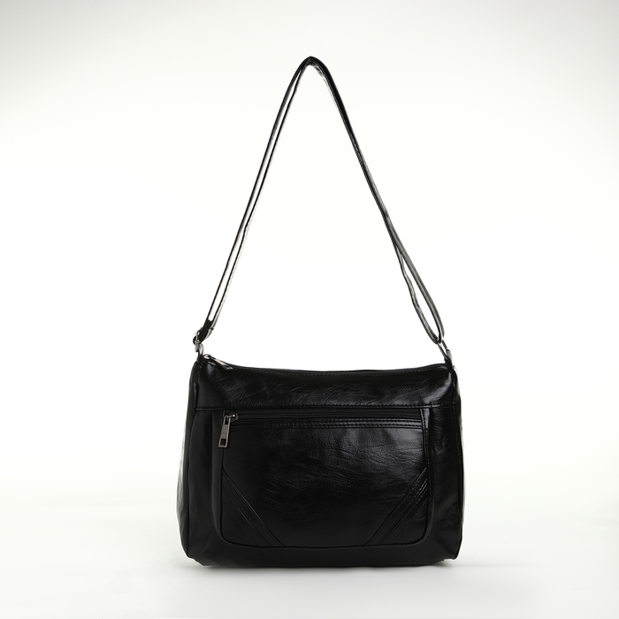 Сумка женская на молнии, цвет чёрный Сумка женская на молнии, цвет чёрный