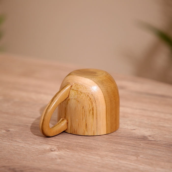 Кружка, тиковое дерево 11х8х7 см