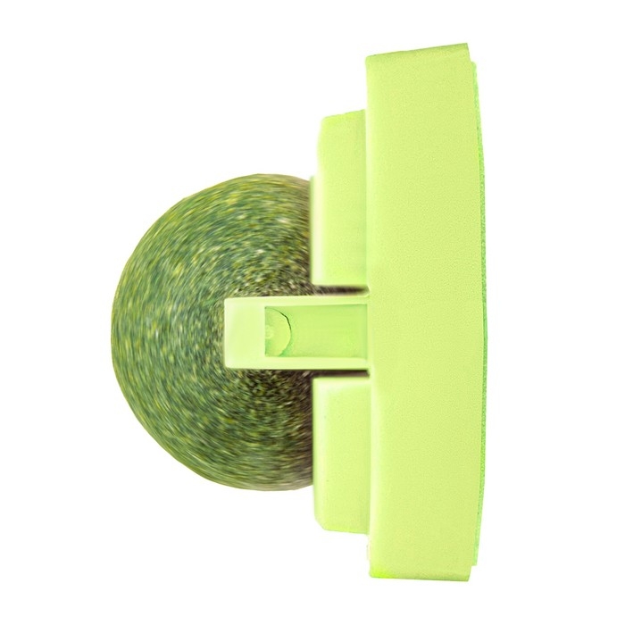 Игрушка для кошек из кошачьей мяты  Игрушка для кошек из кошачьей мяты "Вращающийся шарик" на основании, 5 х 4 см, зелёная