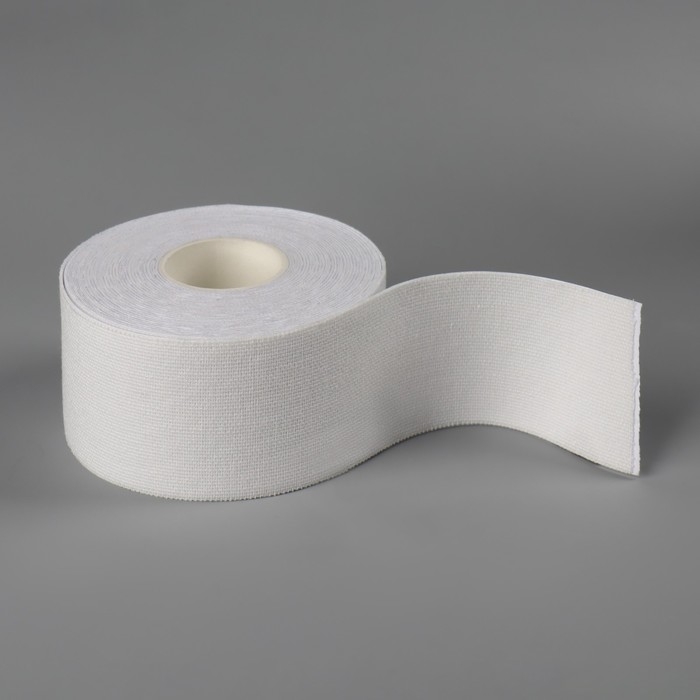 Кинезио - тейп, 3,8 см × 5 м, цвет белый Кинезио - тейп, 3,8 см × 5 м, цвет белый