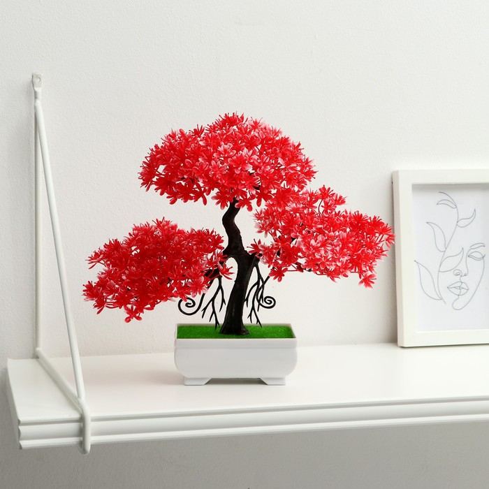 Бонсай в горшке Бонсай в горшке "Деревце пышное" 10х23 см, микс