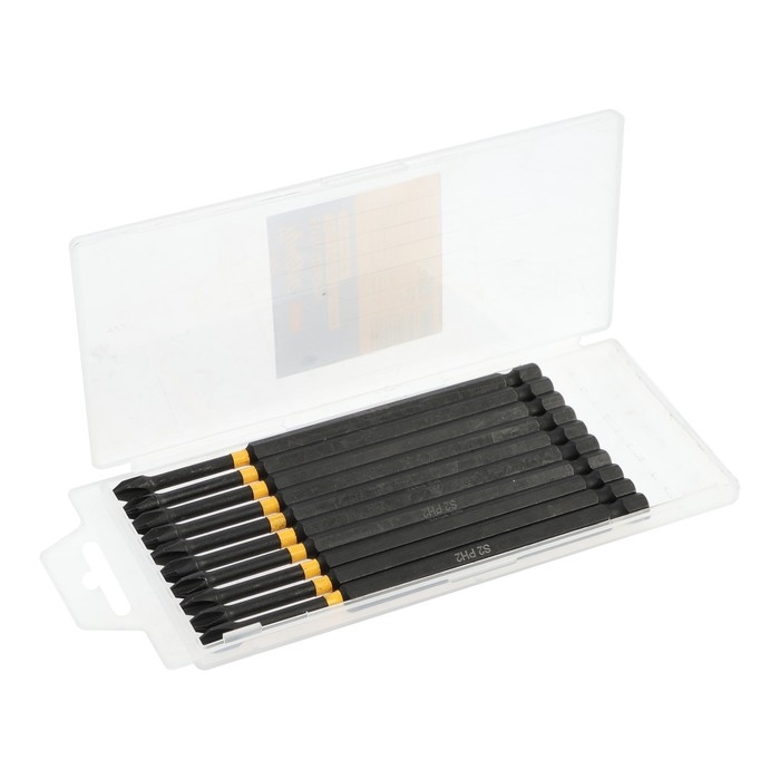 Бита ТУНДРА ПРОФИ, Torsion, сталь S2, PH2 х 127 мм, пластиковый кейс по 10 шт. Бита ТУНДРА ПРОФИ, Torsion, сталь S2, PH2 х 127 мм, пластиковый кейс по 10 шт.