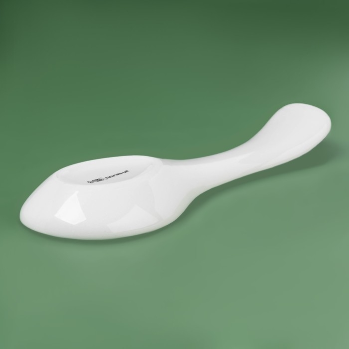 Новогодняя подставка для ложки Доляна «Приближение чуда», 22,3×7,5×2,3 см, керамика, цвет белый Новогодняя подставка для ложки Доляна «Приближение чуда», 22,3×7,5×2,3 см, керамика, цвет белый