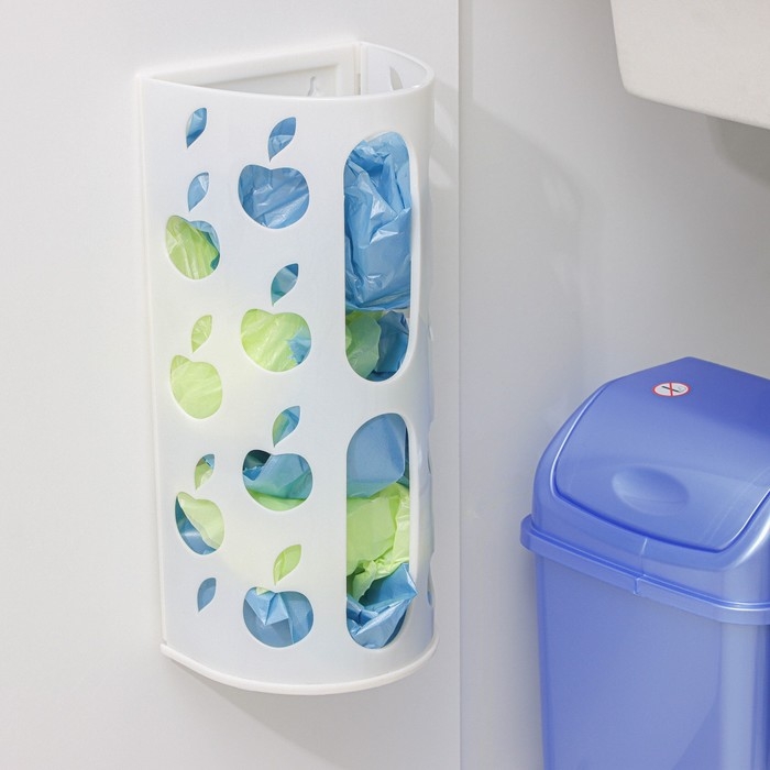 Корзина для пакетов, 16×13,5×37,5 см, цвет МИКС Корзина для пакетов, 16×13,5×37,5 см, цвет МИКС