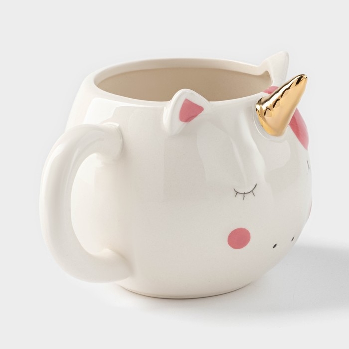 Кружка «Единорог», 550 мл, цвет белый Кружка «Единорог», 550 мл, цвет белый