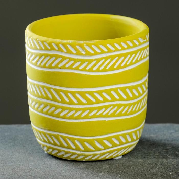 Кашпо  Кашпо "Узоры" МИКС, 8,5х8см