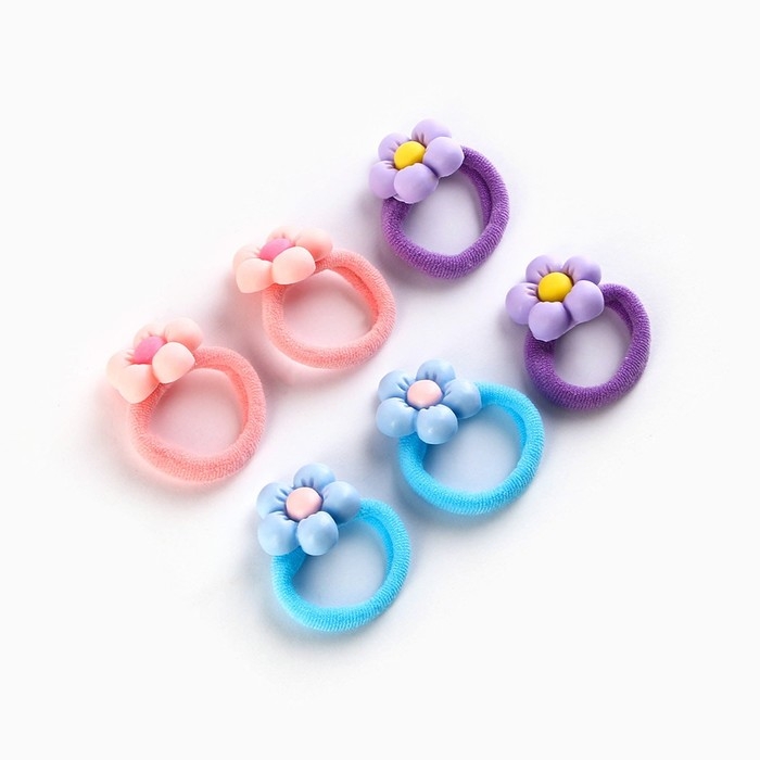 Резинки для волос «Ты- чудо» 6 шт, 3.5 х 3.5 х 1 см Резинки для волос «Ты- чудо» 6 шт, 3.5 х 3.5 х 1 см