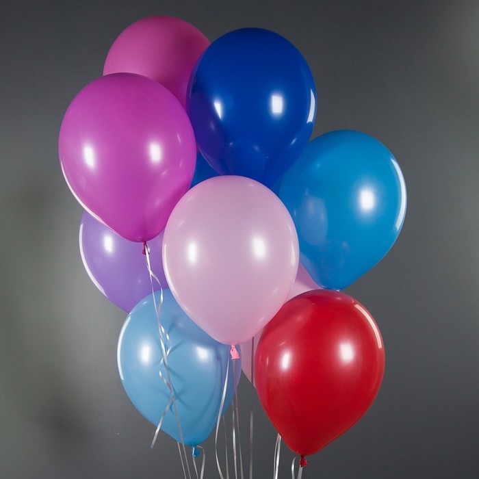 Шар латексный 12 Шар латексный 12", пастель, 100 шт., красный