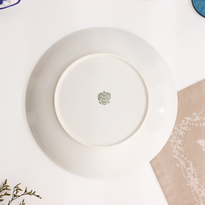 Тарелка Тарелка "Романс букет", д-270мм, нео гжель