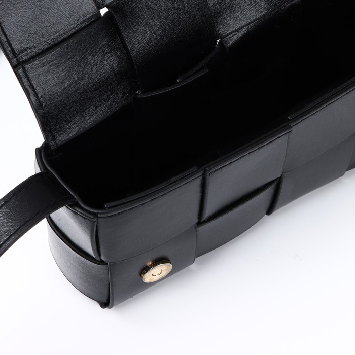 Сумка женская, 18.5*10*5.5 см, цвет чёрный Сумка женская, 18.5*10*5.5 см, цвет чёрный