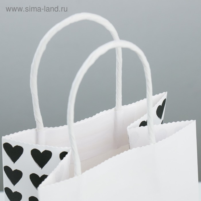 Пакет подарочный крафтовый, упаковка, «Love you», 12 х 21 х 9 см Пакет подарочный крафтовый, упаковка, «Love you», 12 х 21 х 9 см