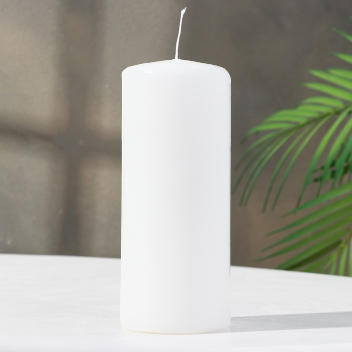 Свеча - цилиндр, 7х17 см, 50 ч, 515 г, белая Свеча - цилиндр, 7х17 см, 50 ч, 515 г, белая