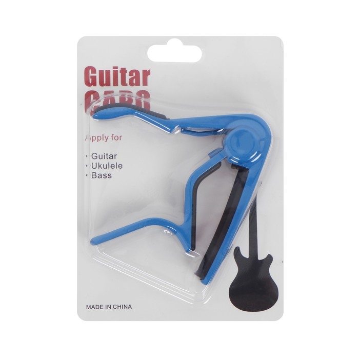 Каподастр для гитары Music Life, синий Каподастр для гитары Music Life, синий