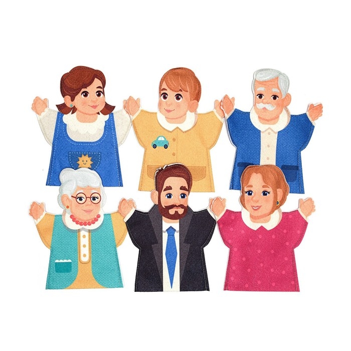 Игра-конструктор «Семья», 6 деталей Игра-конструктор «Семья», 6 деталей