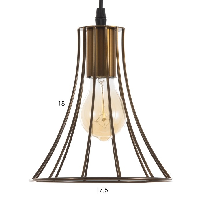 Светильник BayerLux Светильник BayerLux "Чилли" Е27 40Вт золото 18х18х19-119см