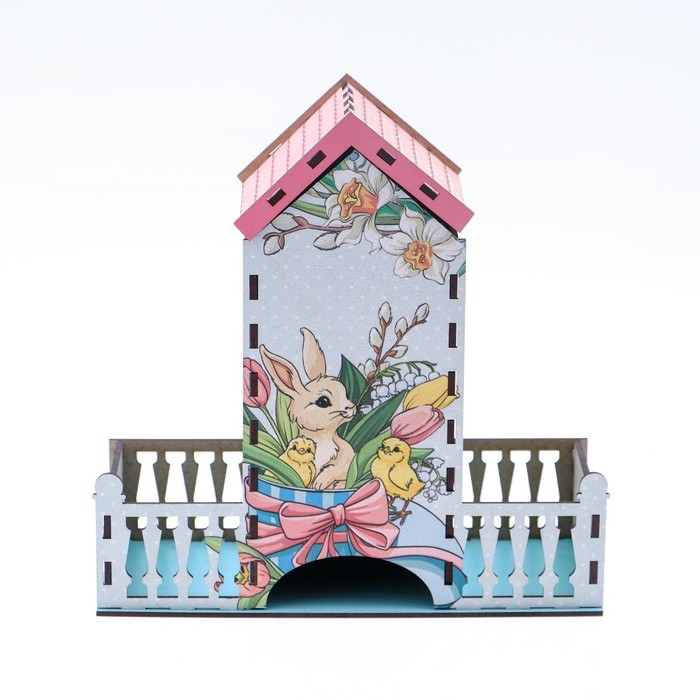 Чайный домик «Пасха», 20 х 20 х 8,6 см. Чайный домик «Пасха», 20 х 20 х 8,6 см.
