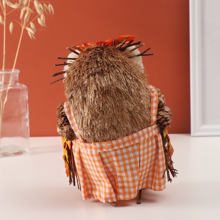 Декор Декор "Сова в сарафане в осеннем венке" 21х13х15 см