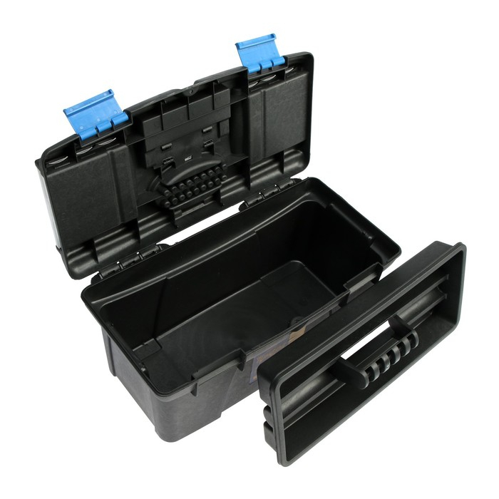 Ящик для инструмента ТУНДРА, 16 Ящик для инструмента ТУНДРА, 16", 410 х 220 х 195 мм, пластиковый