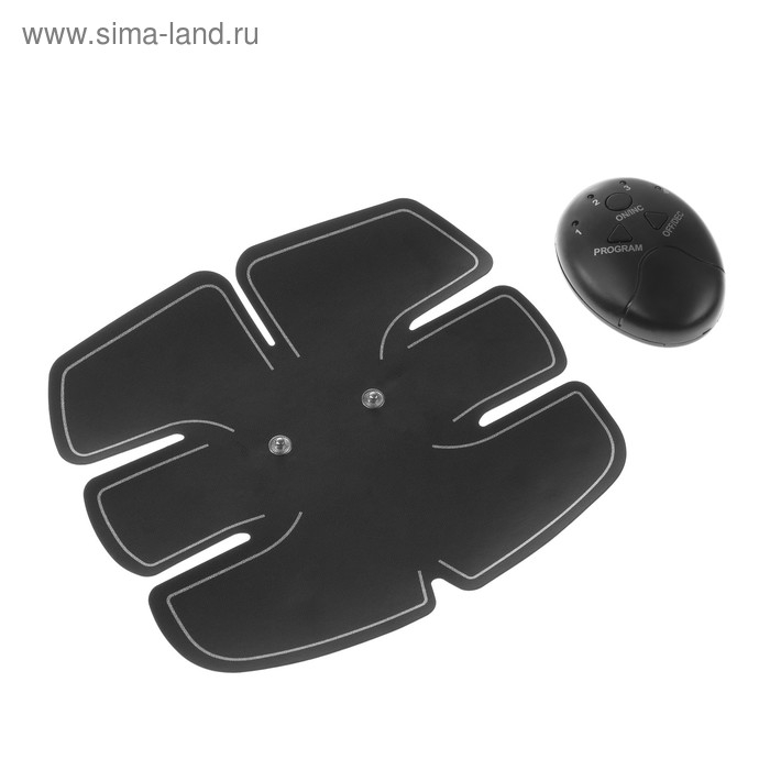 Массажёр для пресса Luazon LMZ-052, 6 режимов, 2хААА (не в комплекте), чёрный Массажёр для пресса Luazon LMZ-052, 6 режимов, 2хААА (не в комплекте), чёрный