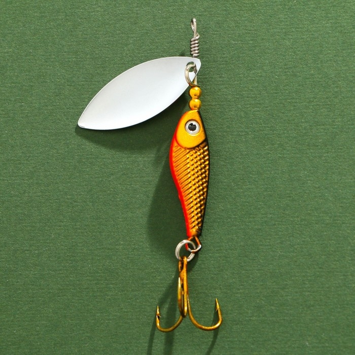 Блесна вращающаяся LX-16 «Крутой рыбак №1»,4 гр, 6 см Блесна вращающаяся LX-16 «Крутой рыбак №1»,4 гр, 6 см