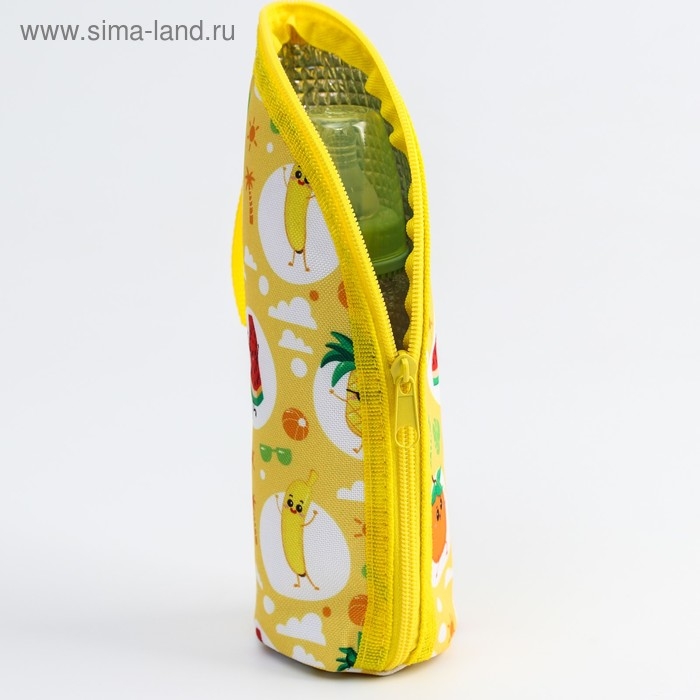 Термо-чехол для бутылочки «Фруктовая тусовка» на молнии Термо-чехол для бутылочки «Фруктовая тусовка» на молнии