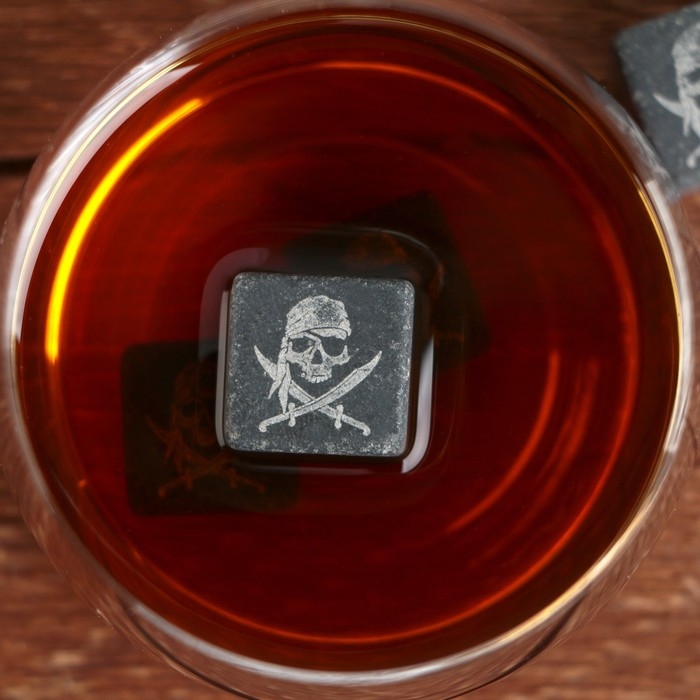 Камни для виски «Приключения», 4 шт Камни для виски «Приключения», 4 шт