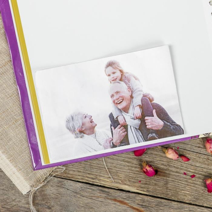 Фотоальбом магнитный 30 листов Фотоальбом магнитный 30 листов "Орнамент" 23x28см МИКС