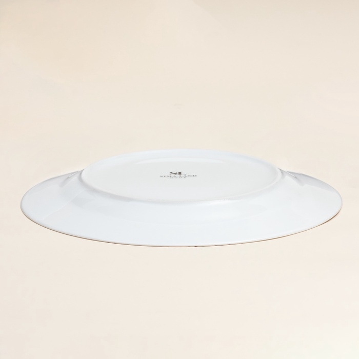 Тарелка новогодняя SL Home «Прекрасное время», постановочная, d=27 см, фарфор