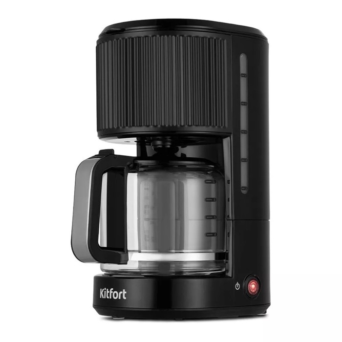 Кофеварка Kitfort КТ-7236, капельная, 1080 Вт, 1.25 л, чёрная Кофеварка Kitfort КТ-7236, капельная, 1080 Вт, 1.25 л, чёрная