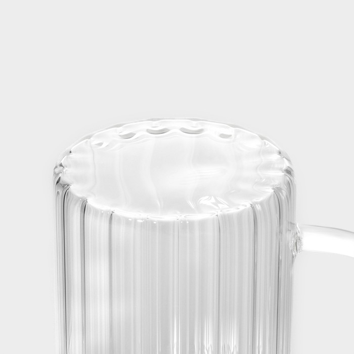 Кружка стеклянная &laquo;Полоска&raquo;, 320 мл