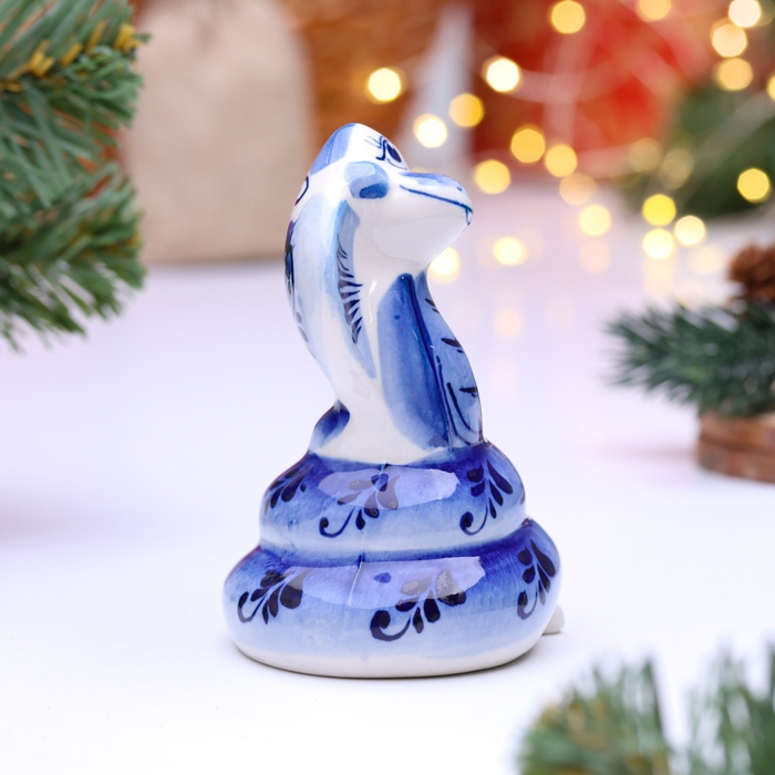 Сувенир Сувенир "Змея Афина", гжель