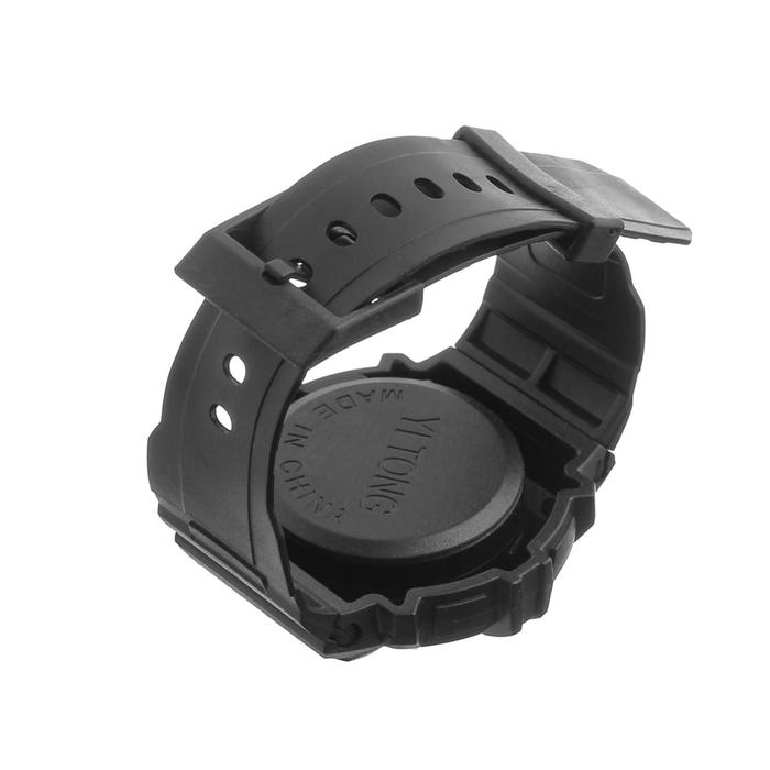 Часы наручные электронные, детские Часы наручные электронные, детские "Пиксель", ремешок силикон, черный