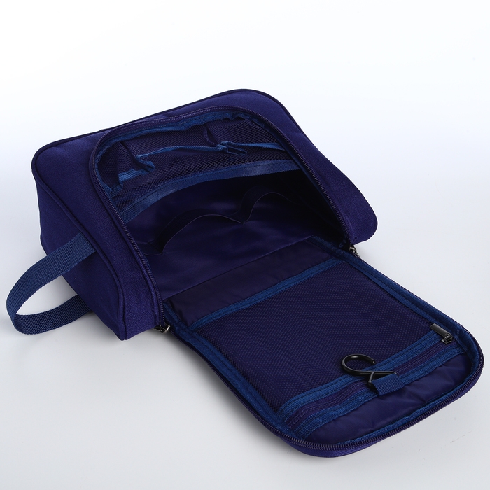 Косметичка на молнии, цвет синий Косметичка на молнии, цвет синий