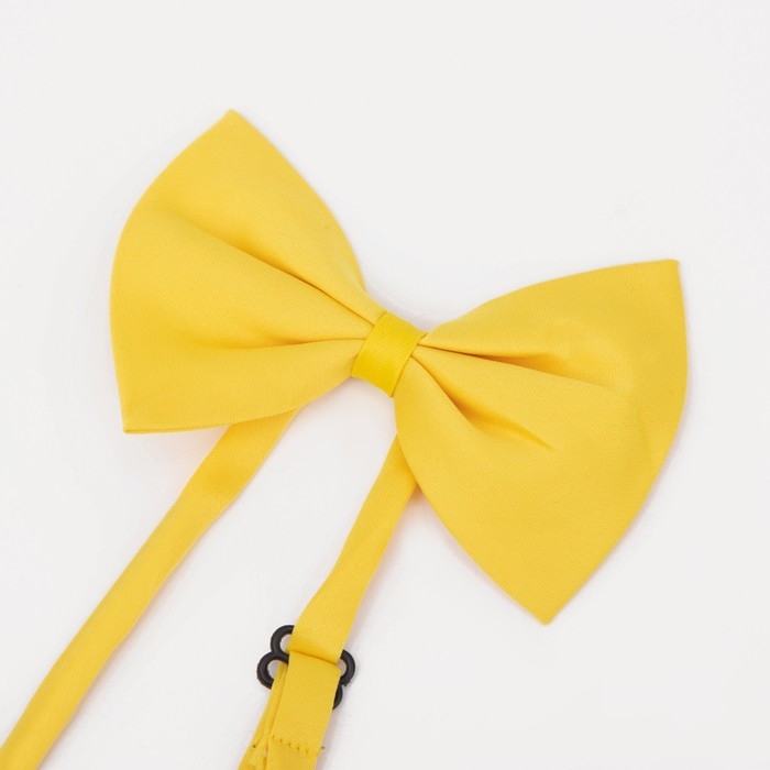 Подтяжки детские «Выбражулька», ширина 2.5 см, бабочка, цвет жёлтый