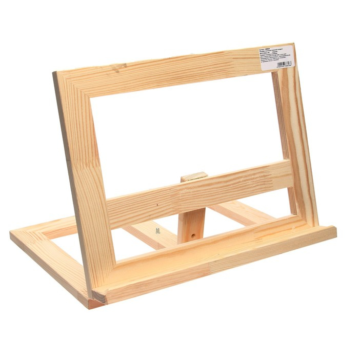 Мольберт настольный, каркасный, складной, 350 х 270 х 280 мм, А4 до А3 формата, неокрашенное дерево, Calligrata Мольберт настольный, каркасный, складной, 350 х 270 х 280 мм, А4 до А3 формата, неокрашенное дерево, Calligrata