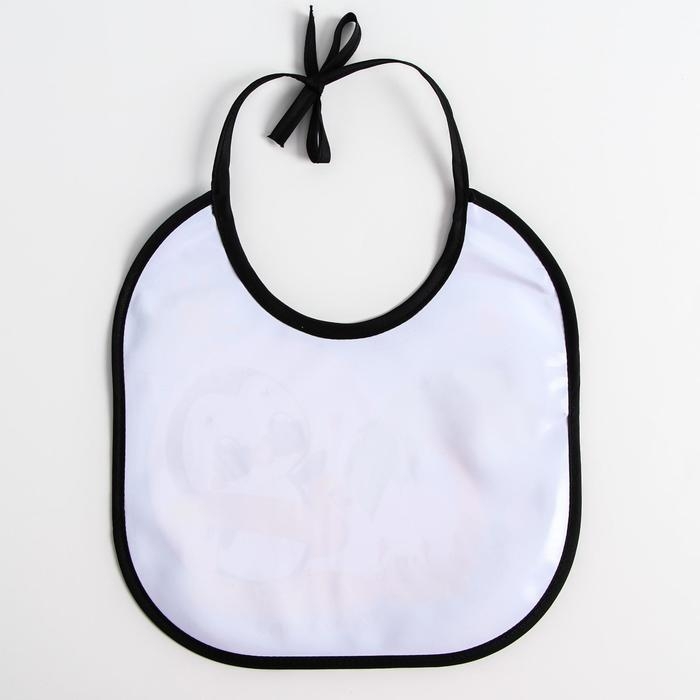 Нагрудник для кормления «ТРЕНД. Пингвин» непромокаемый на завязках