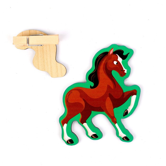 Развивающая игра с прищепками «Чей хвост?» Развивающая игра с прищепками «Чей хвост?»