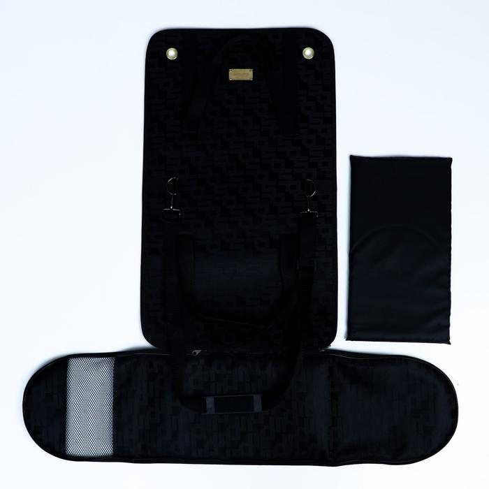 Сумка - переноска для животных  Сумка - переноска для животных "Люкс", ПВХ, жаккард, 40 х 25 х 26, чёрная