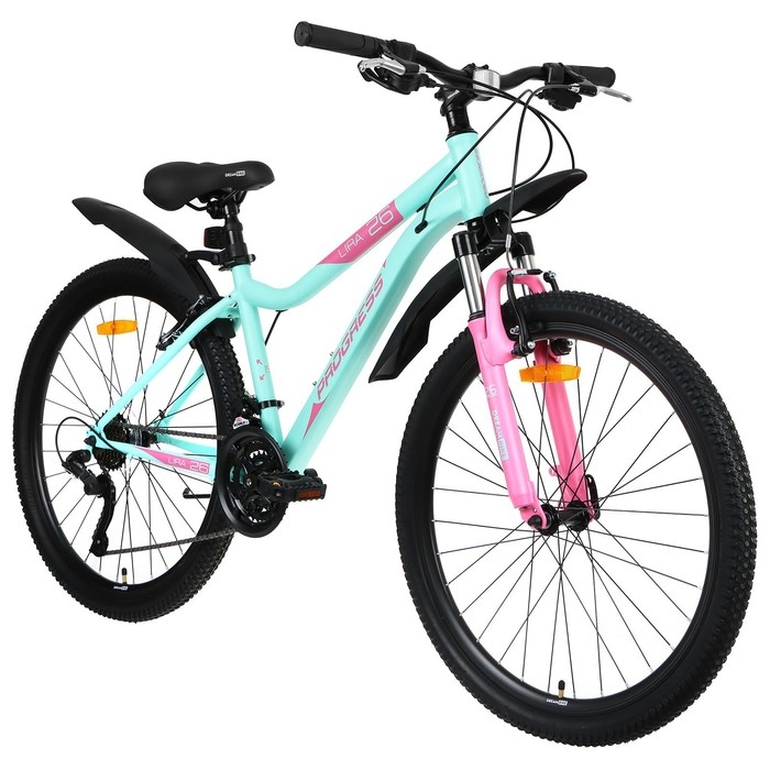 Велосипед 26 Велосипед 26" PROGRESS Lira RUS, цвет мятный, р. 15"